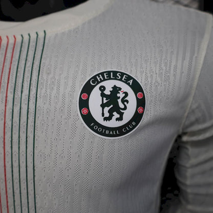 Chelsea 2025/26 Camisola Alternativa de Manga Comprida Versão Jogador – Homem