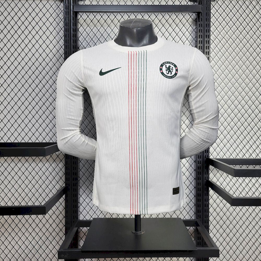 Chelsea 2025/26 Camisola Alternativa de Manga Comprida Versão Jogador – Homem