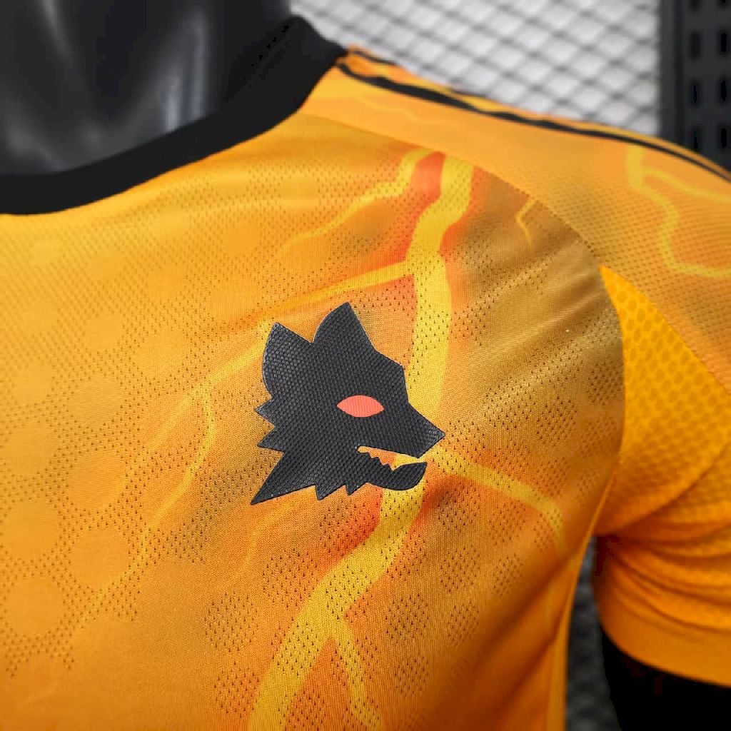 AS Roma 2025/26 Camisola Alternativa Versão Jogador – Homem
