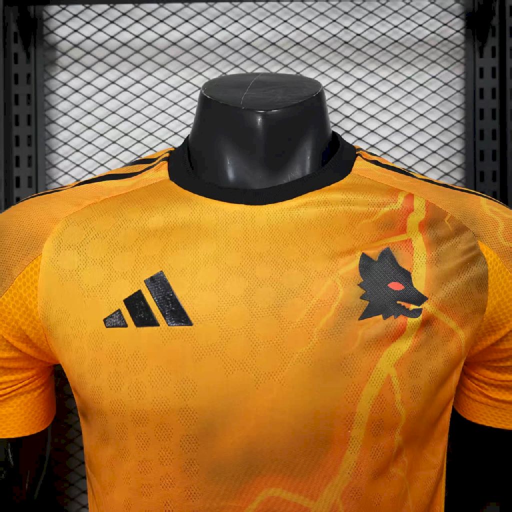 AS Roma 2025/26 Camisola Alternativa Versão Jogador – Homem