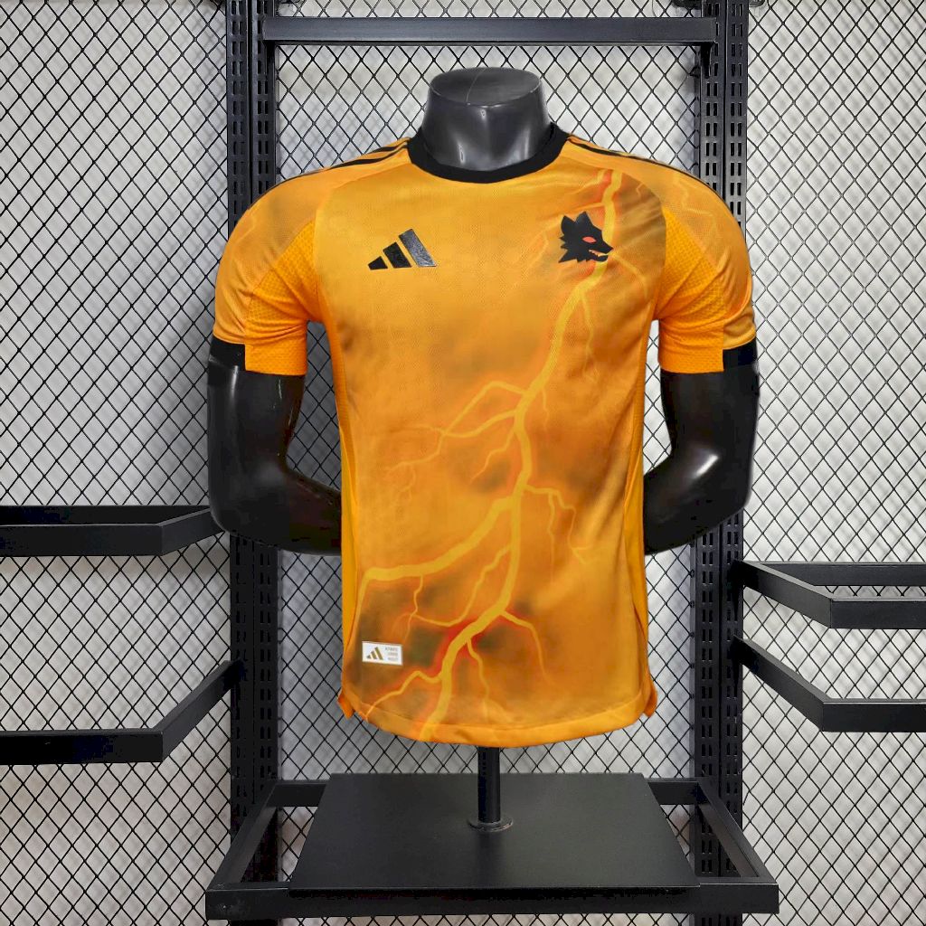AS Roma 2025/26 Camisola Alternativa Versão Jogador – Homem