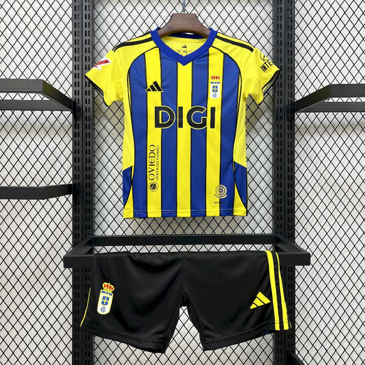 Real Oviedo 2025/26 Conjunto Alternativo – Criança