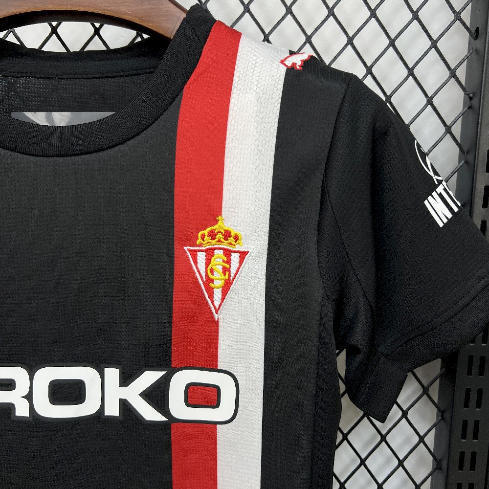 Sporting de Gijón 2025/26 Conjunto Alternativo – Criança