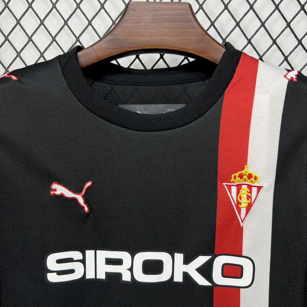 Sporting de Gijón 2025/26 Conjunto Alternativo – Criança