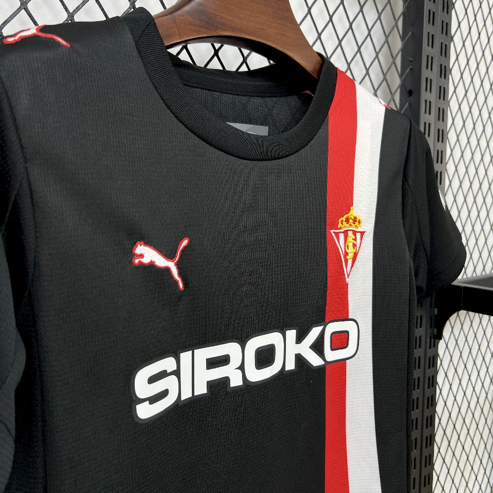 Sporting de Gijón 2025/26 Conjunto Alternativo – Criança