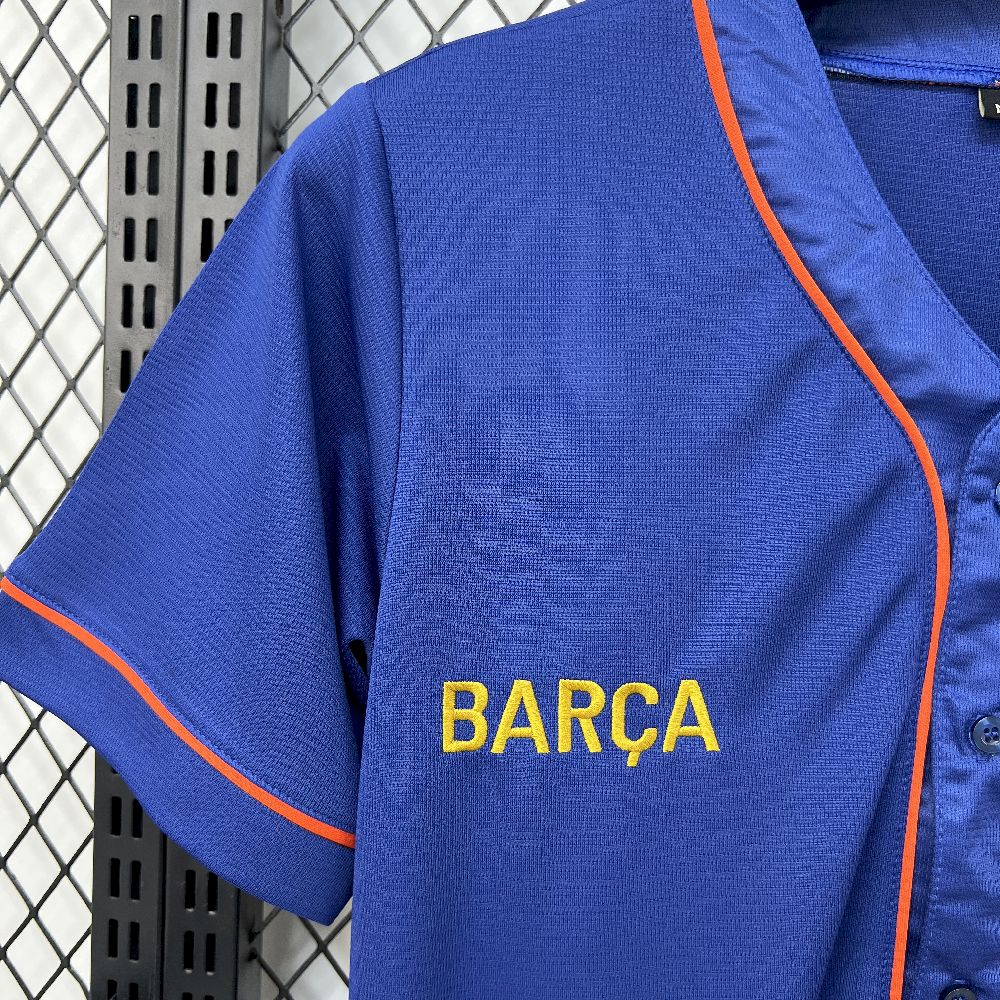 Barcelona 2025/26 Camisola Basebol – Homem