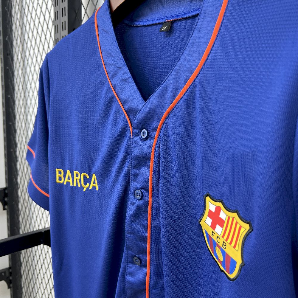 Barcelona 2025/26 Camisola Basebol – Homem