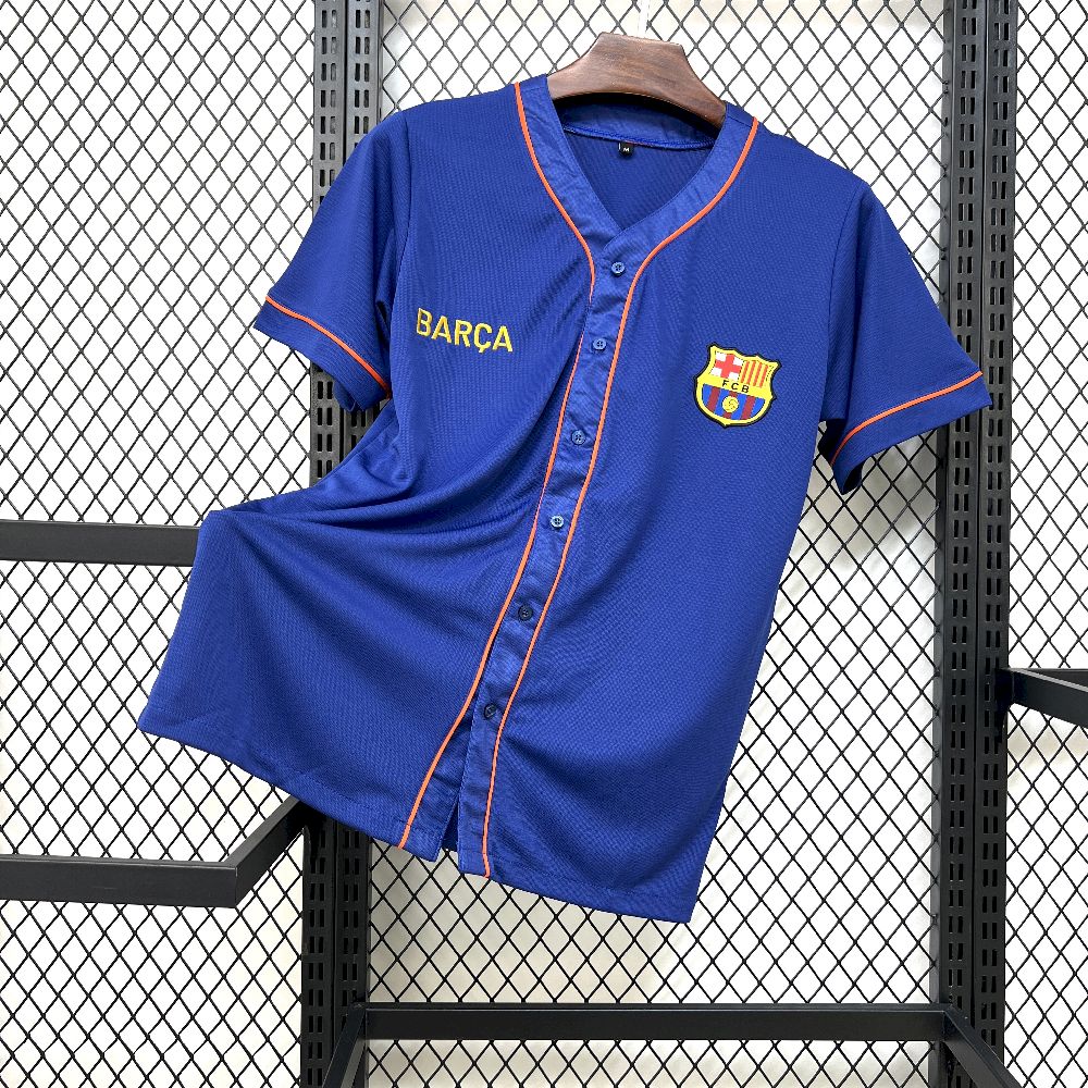 Barcelona 2025/26 Camisola Basebol – Homem