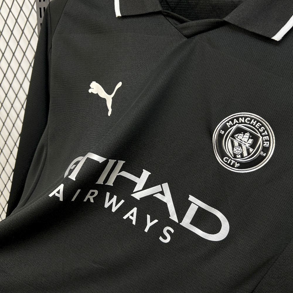 Manchester City 2025/26 Camisola Alternativa de Manga Comprida – Homem