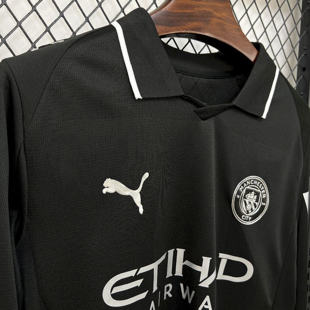 Manchester City 2025/26 Camisola Alternativa de Manga Comprida – Homem
