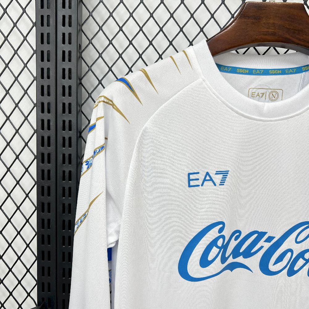 Napoli 2025/26 Camisola de Pré-Jogo de Manga Comprida – Homem
