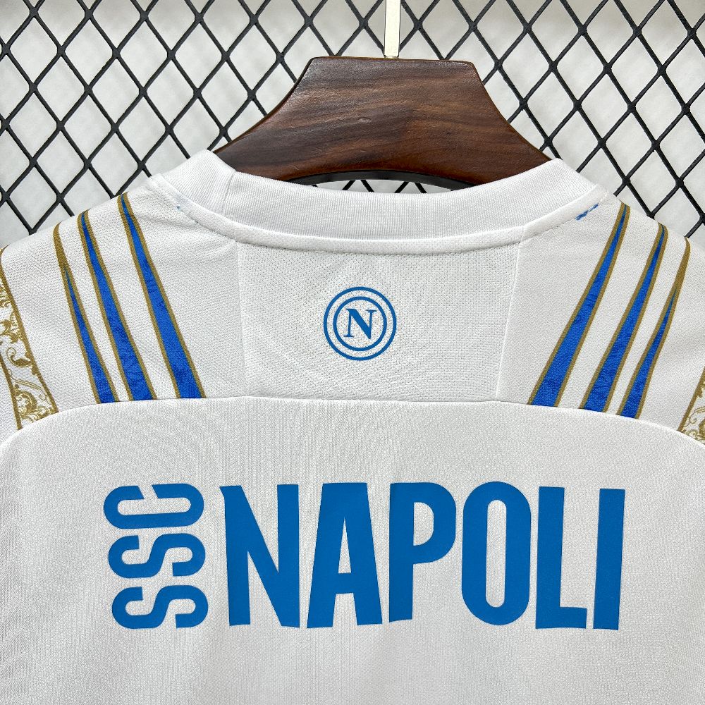 Napoli 2025/26 Camisola de Pré-Jogo de Manga Comprida – Homem