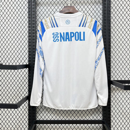 Napoli 2025/26 Camisola de Pré-Jogo de Manga Comprida – Homem