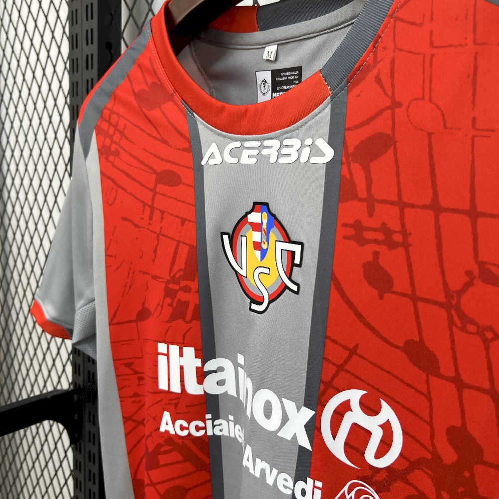 US Cremonese 2025/26 Camisola Principal – Homem