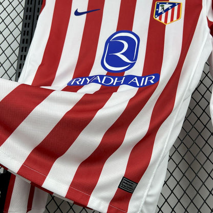 Atlético de Madrid 2025/26 Camisola Principal de Manga Comprida – Homem