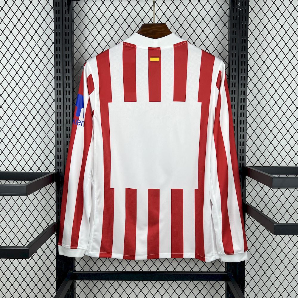 Atlético de Madrid 2025/26 Camisola Principal de Manga Comprida – Homem