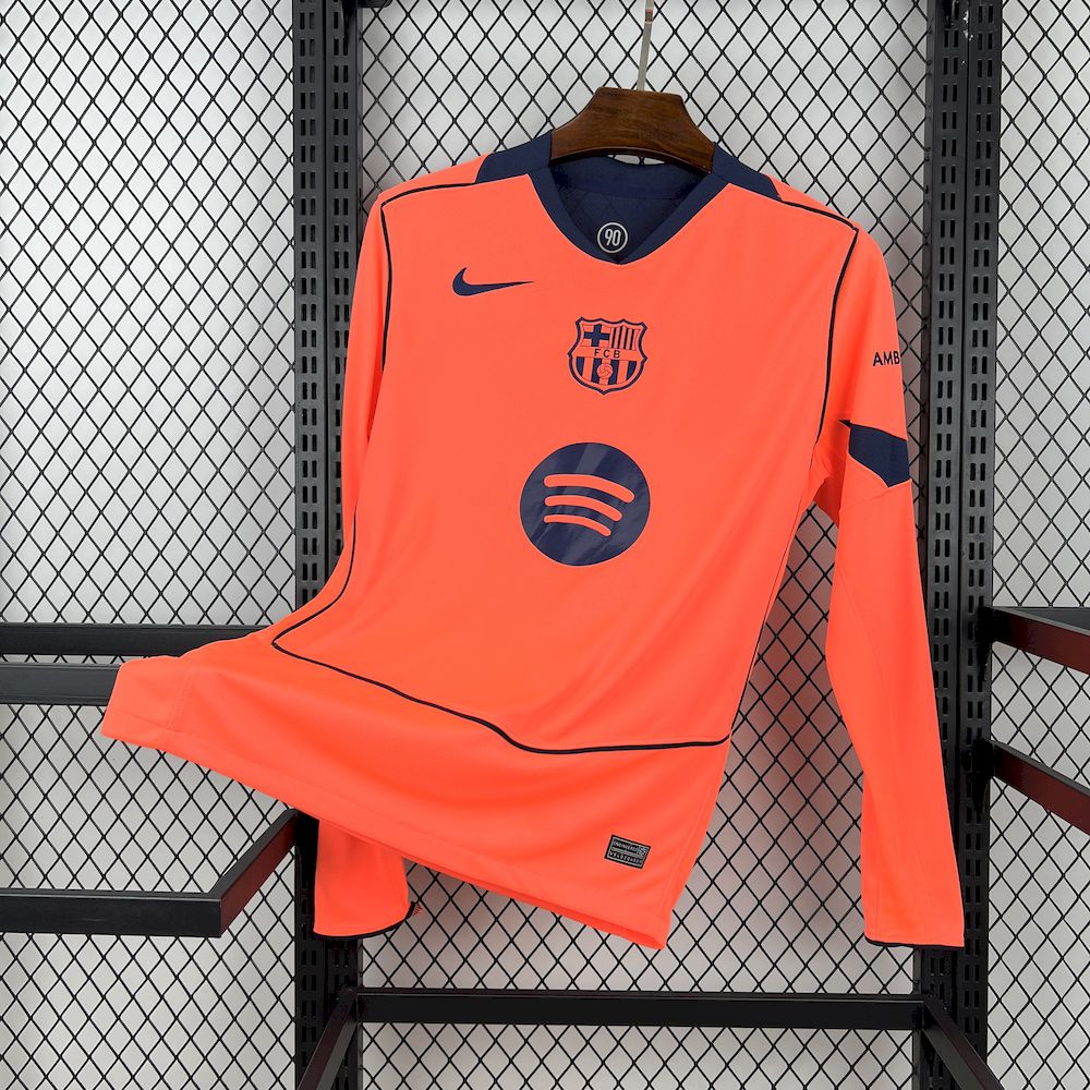 Barcelona 2025/26 Camisola Terceira de Manga Comprida – Homem