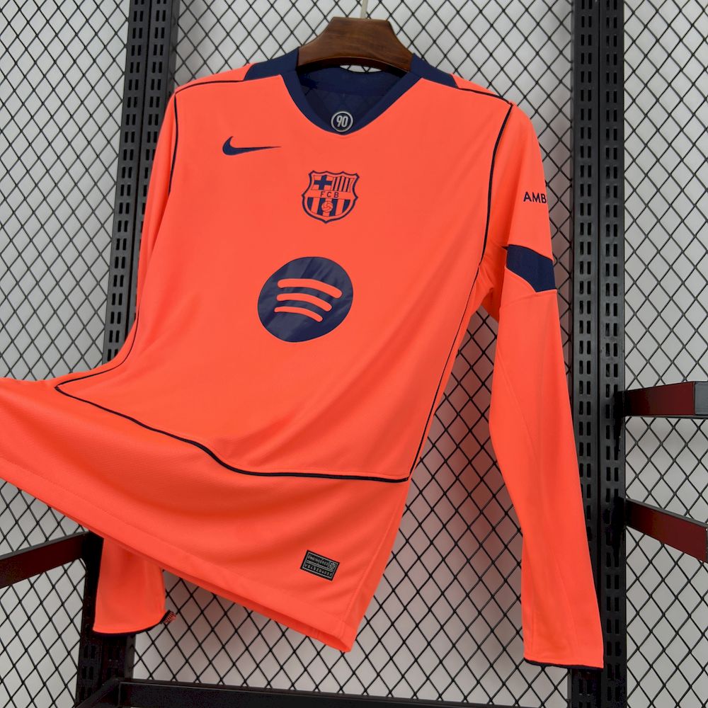 Barcelona 2025/26 Camisola Terceira de Manga Comprida – Homem