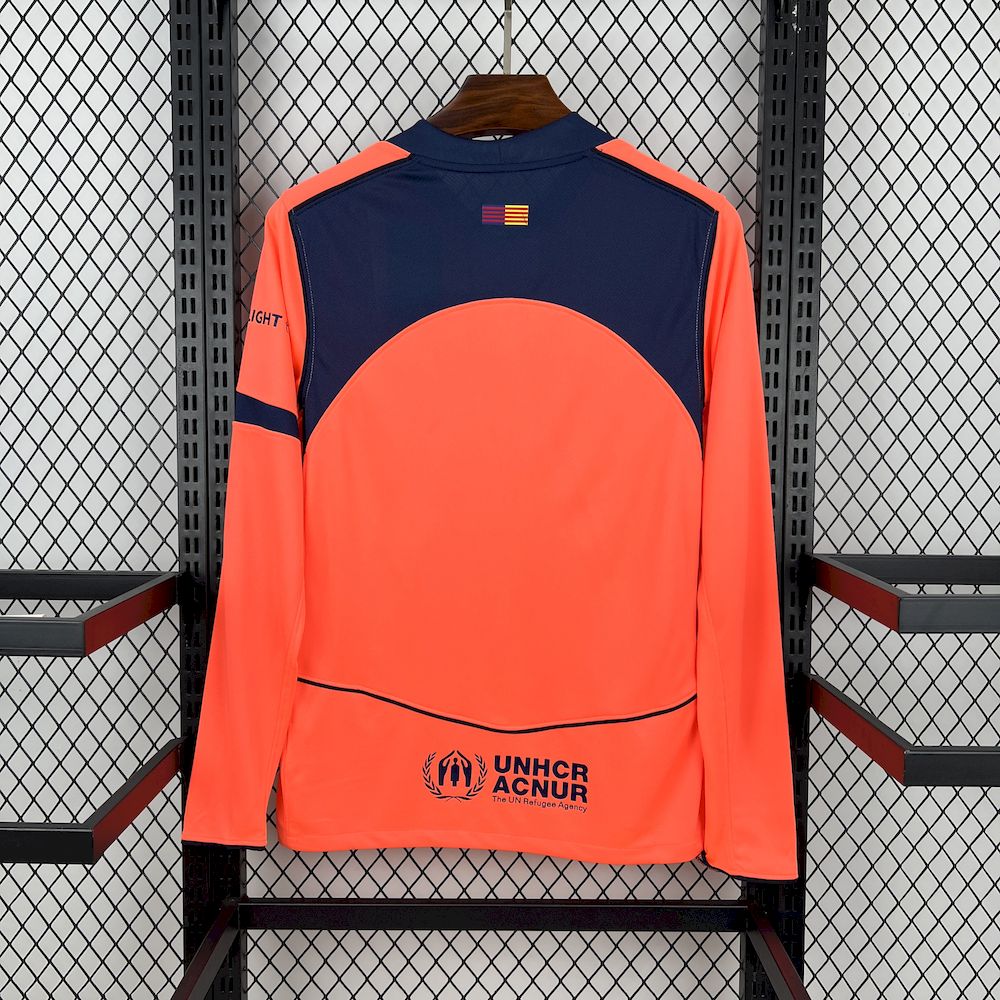 Barcelona 2025/26 Camisola Terceira de Manga Comprida – Homem