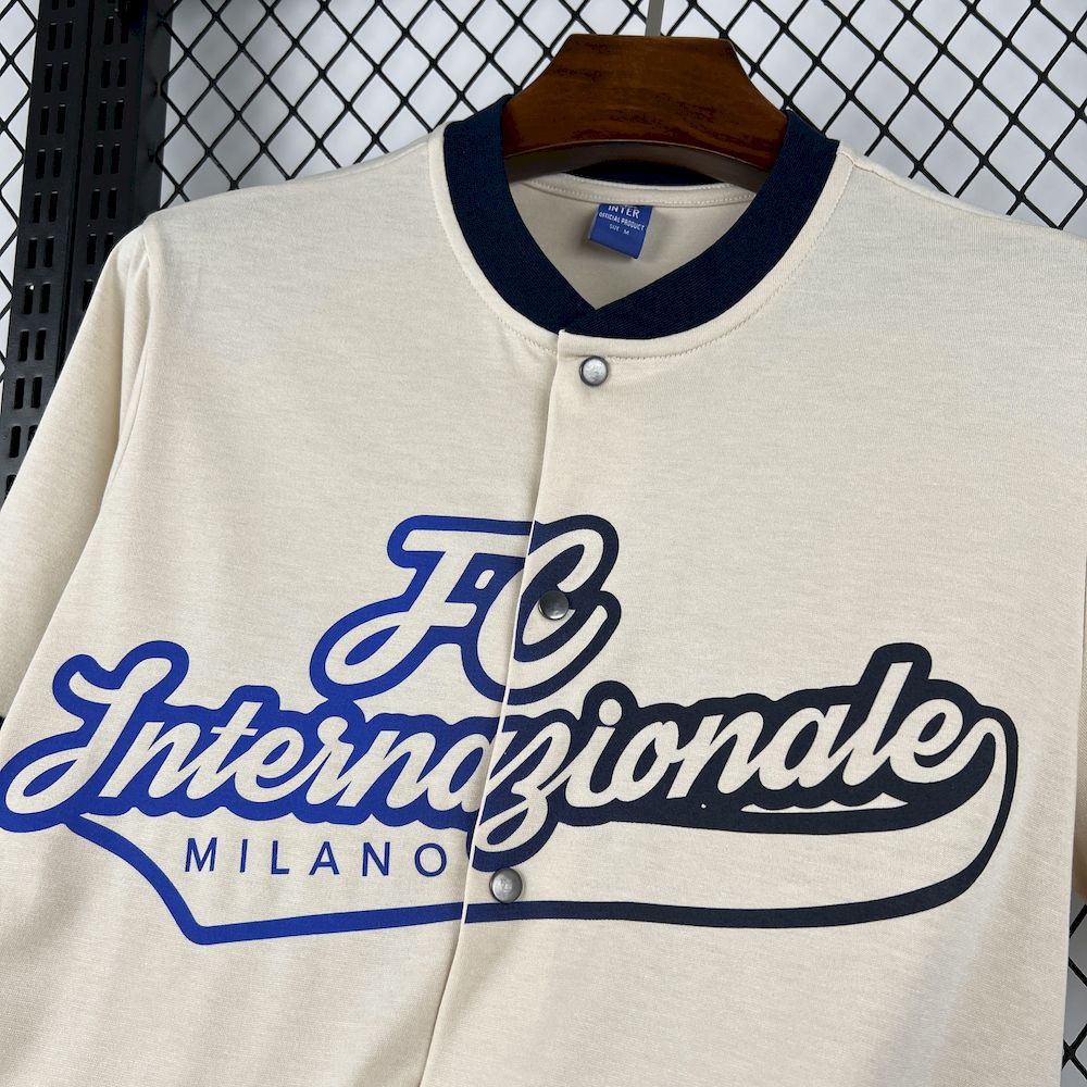 Inter de Milão 2025/26 Camisola Basebol – Homem
