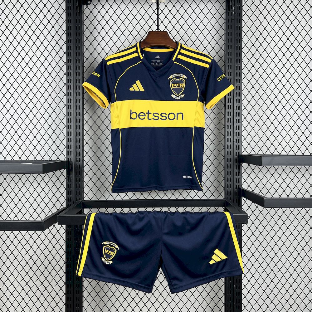 Boca Juniors 2025/26 Conjunto Principal – Criança