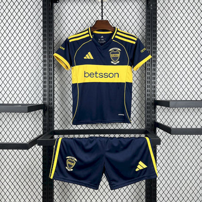 Boca Juniors 2025/26 Conjunto Principal – Criança