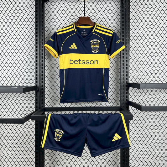 Boca Juniors 2025/26 Conjunto Principal – Criança