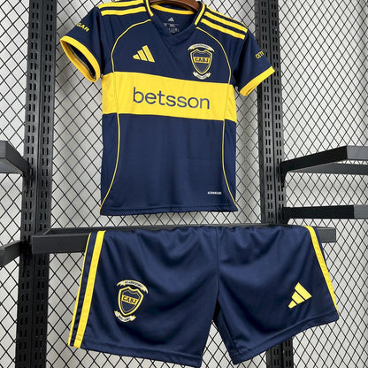 Boca Juniors 2025/26 Conjunto Principal – Criança