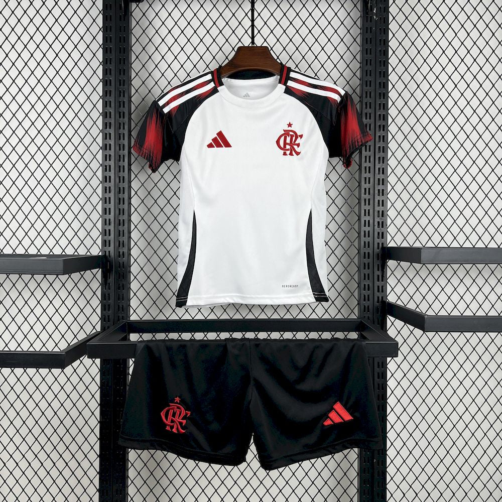 Flamengo 2025/26 Conjunto Alternativo – Criança
