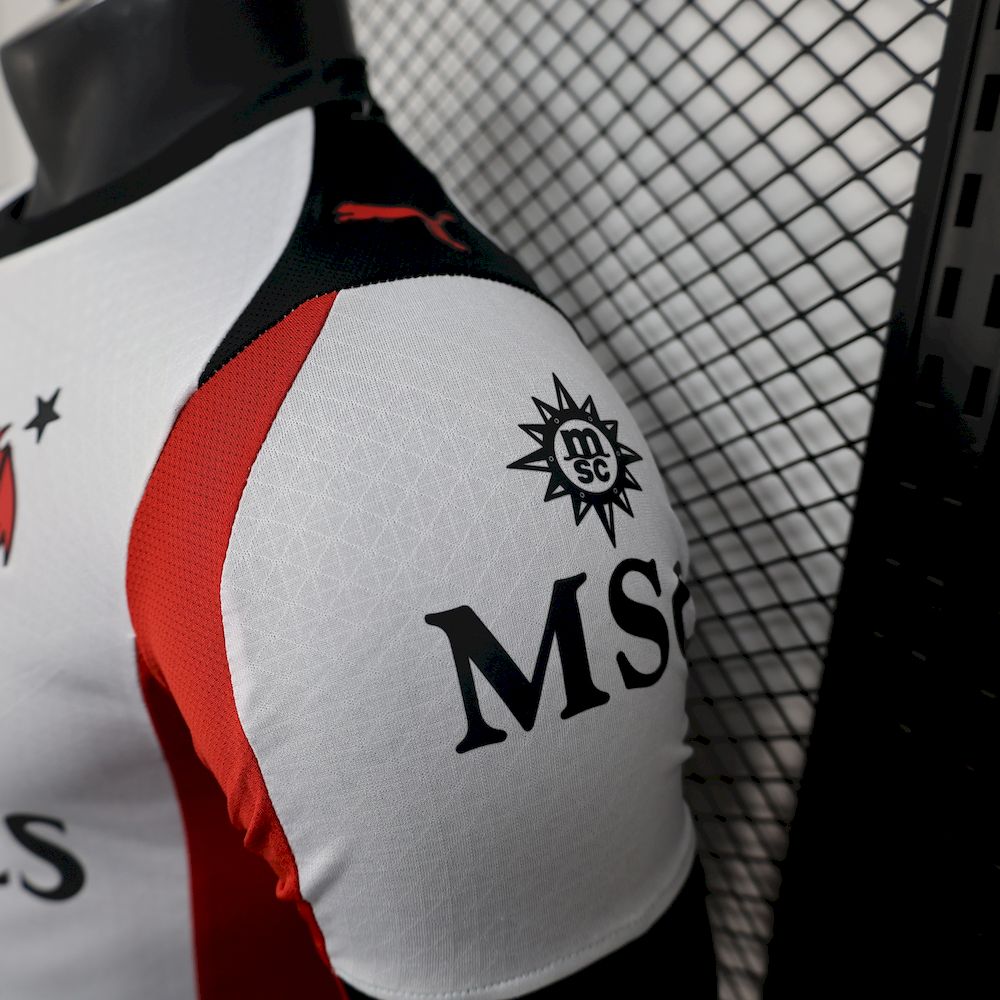 AC Milan 2025/26 Camisola Alternativa Versão Jogador – Homem