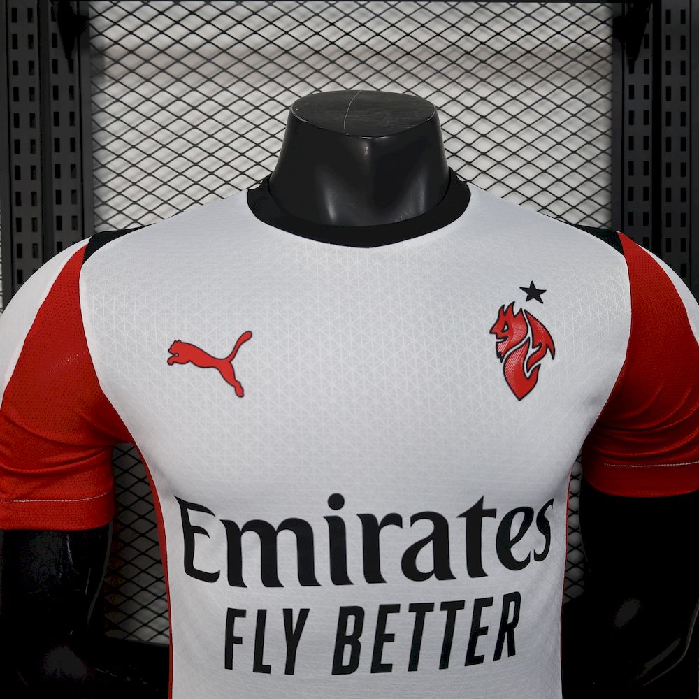 AC Milan 2025/26 Camisola Alternativa Versão Jogador – Homem
