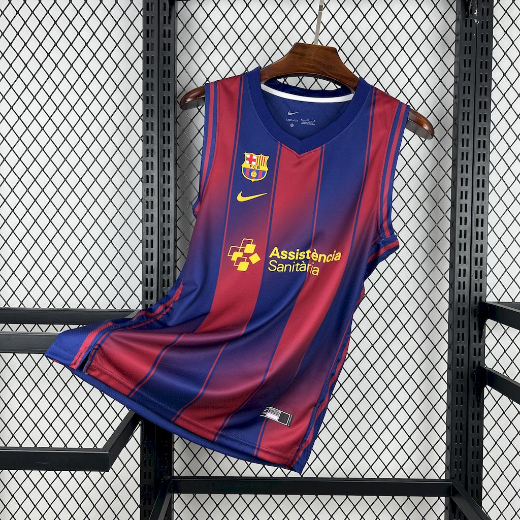 Barcelona 2025/26 Camisola Principal Basketball