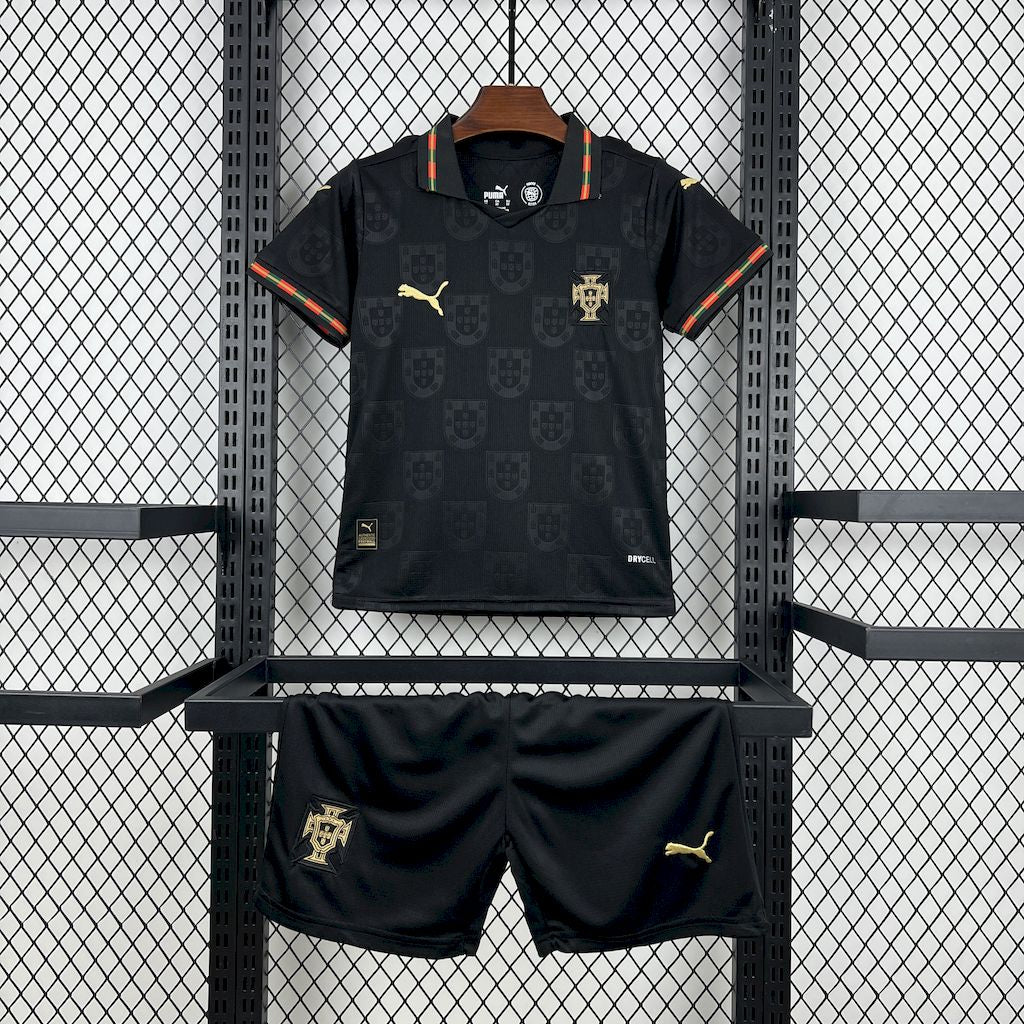 Portugal 2026 Camisola Alternativa Mundial Conjunto – Criança