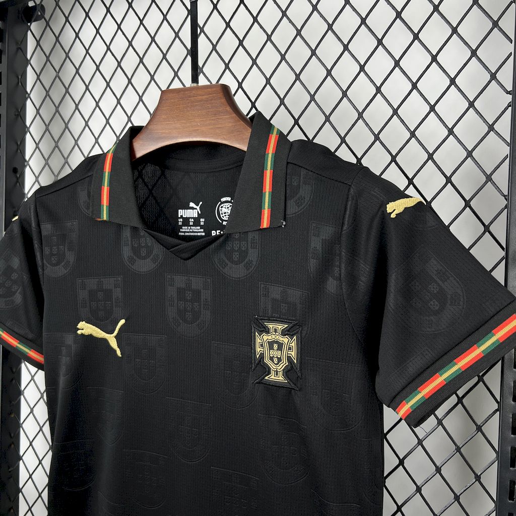 Portugal 2026 Camisola Alternativa Mundial Conjunto – Criança