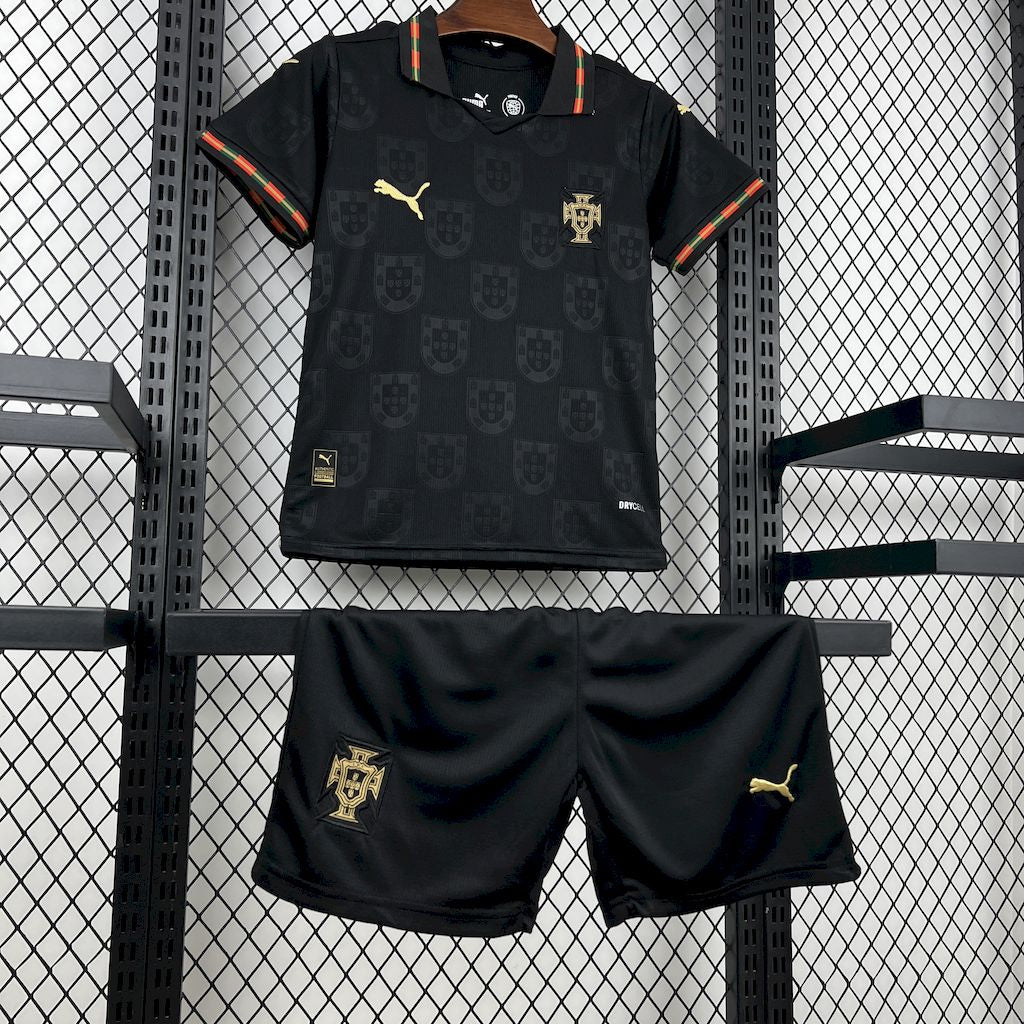 Portugal 2026 Camisola Alternativa Mundial Conjunto – Criança