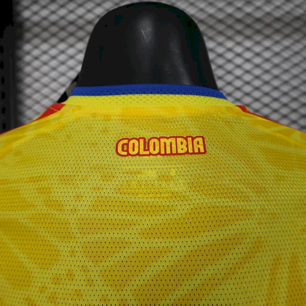 Colombia 2026 Camisola Principal Mundial de Manga Comprida Versão Jogador – Homem