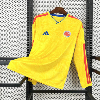 Colombia 2026 Camisola Principal Mundial de Manga Comprida – Homem