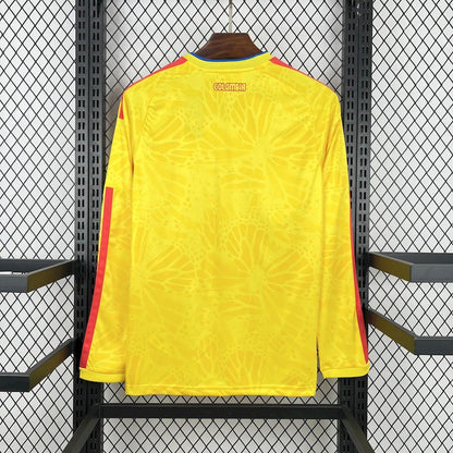 Colombia 2026 Camisola Principal Mundial de Manga Comprida – Homem