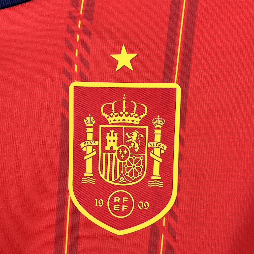 Espanha 2026 Camisola Principal Mundial de Manga Comprida Champions Edição – Homem