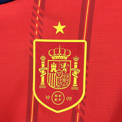 Espanha 2026 Camisola Principal Mundial de Manga Comprida Champions Edição – Homem
