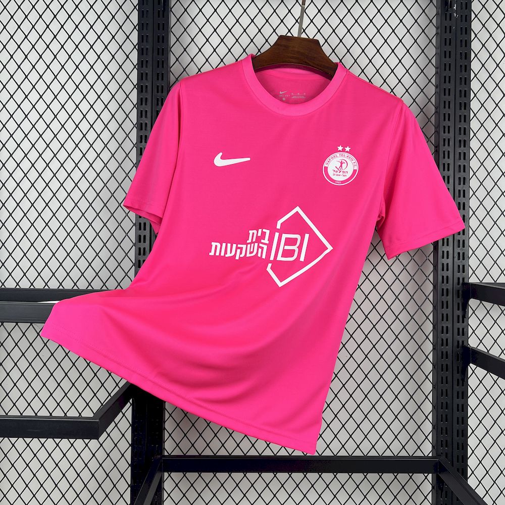 Hapoel Tel Aviv 2025/26 Camisola Rosa Outubro – Homem