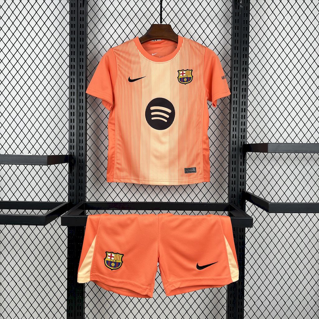 Barcelona 2025/26 Conjunto de Guarda-Redes – Criança