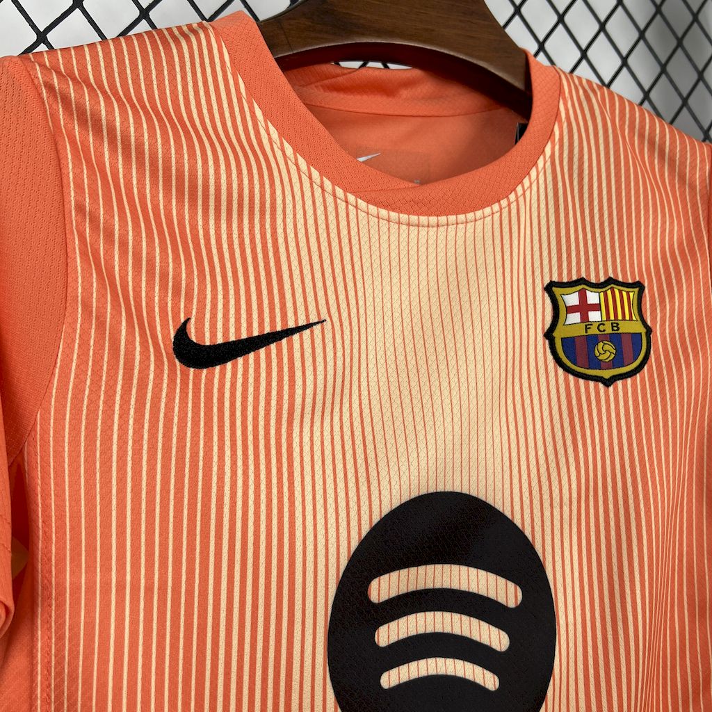 Barcelona 2025/26 Conjunto de Guarda-Redes – Criança