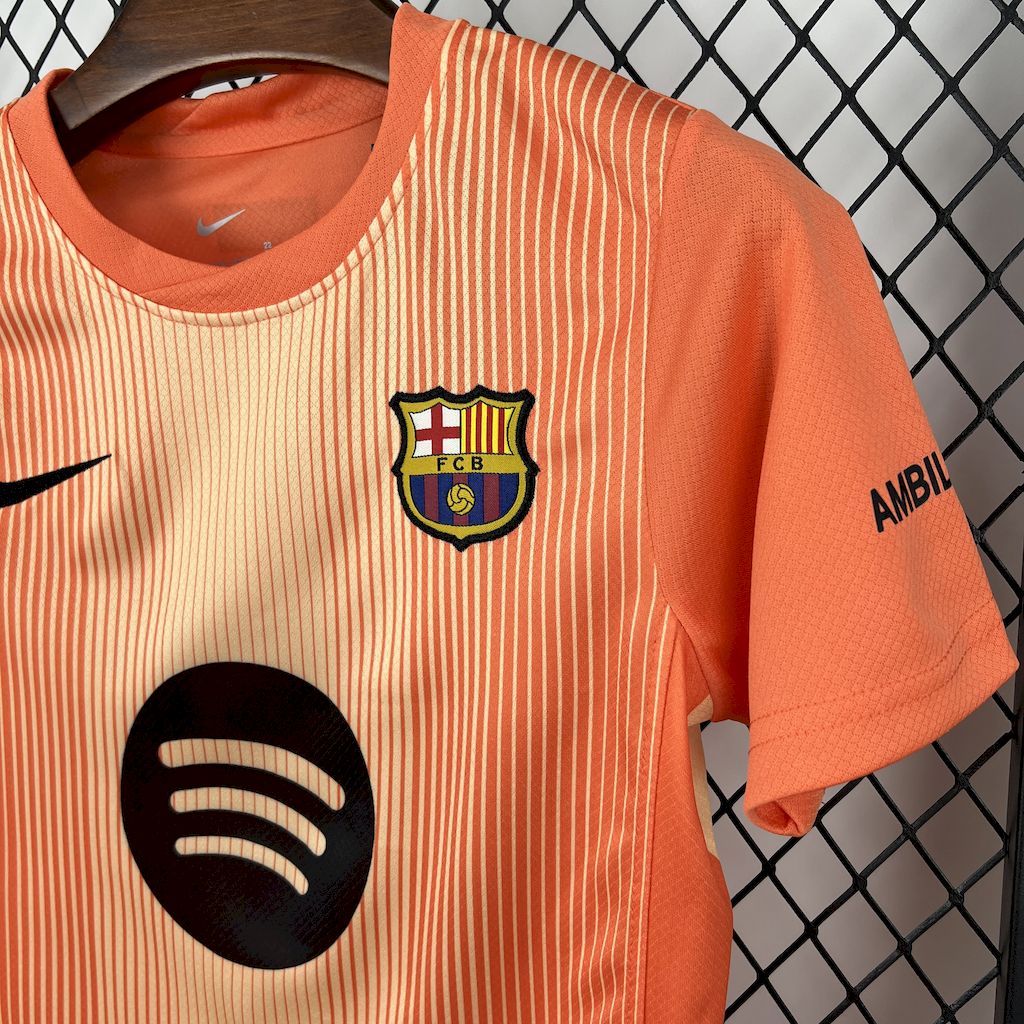Barcelona 2025/26 Conjunto de Guarda-Redes – Criança