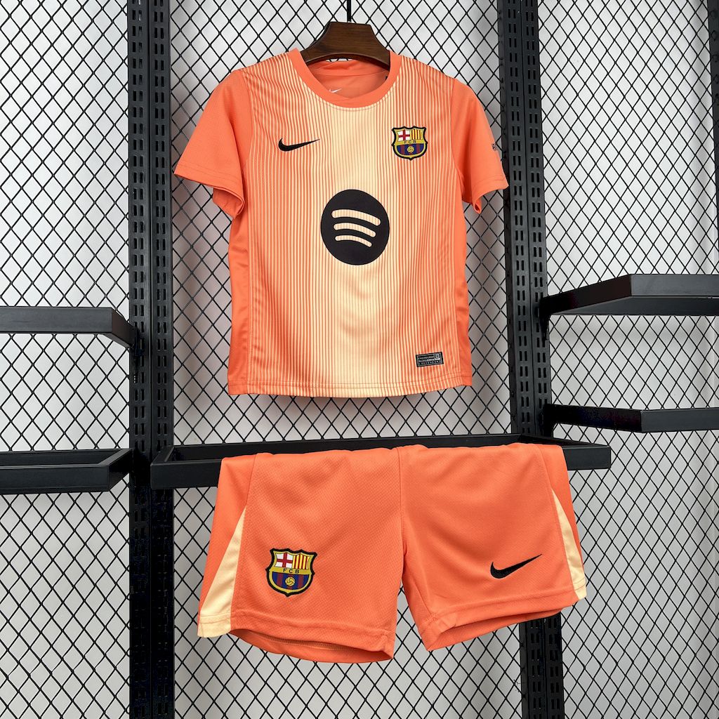 Barcelona 2025/26 Conjunto de Guarda-Redes – Criança