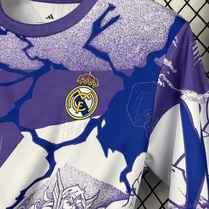 Real Madrid 2025/26 Camisola de Pré-Jogo – Homem