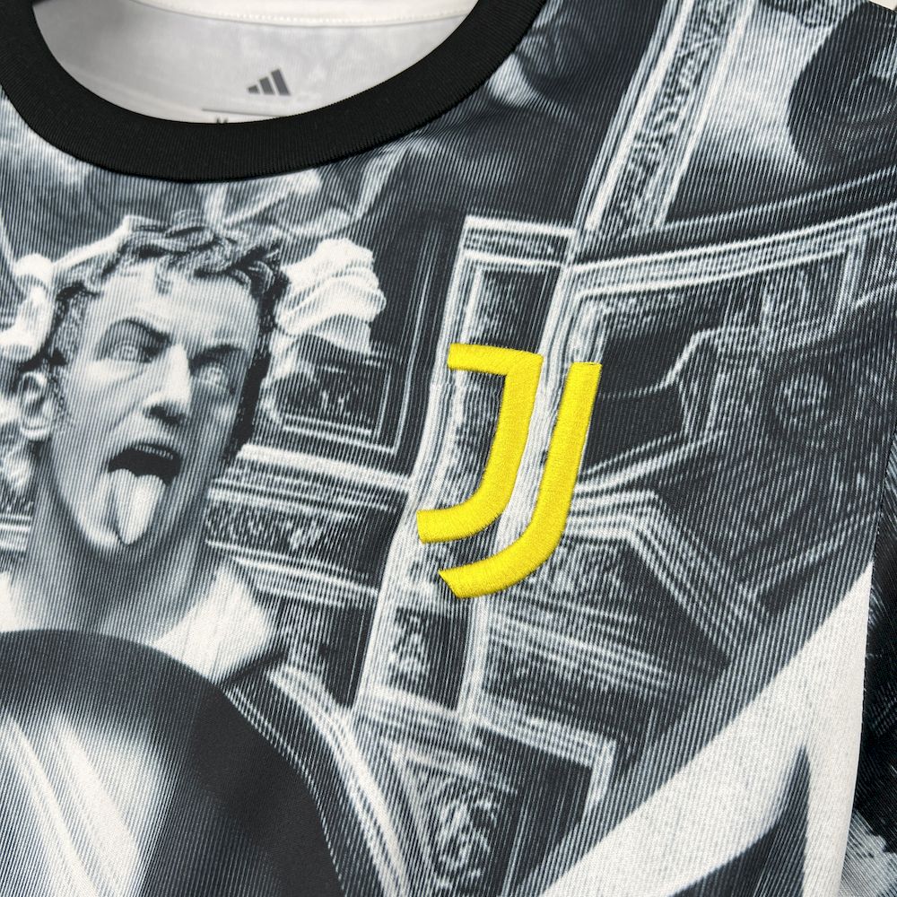 Juventus Del Piero 2025/26 Camisola de Pré-Jogo de Manga Comprida – Homem
