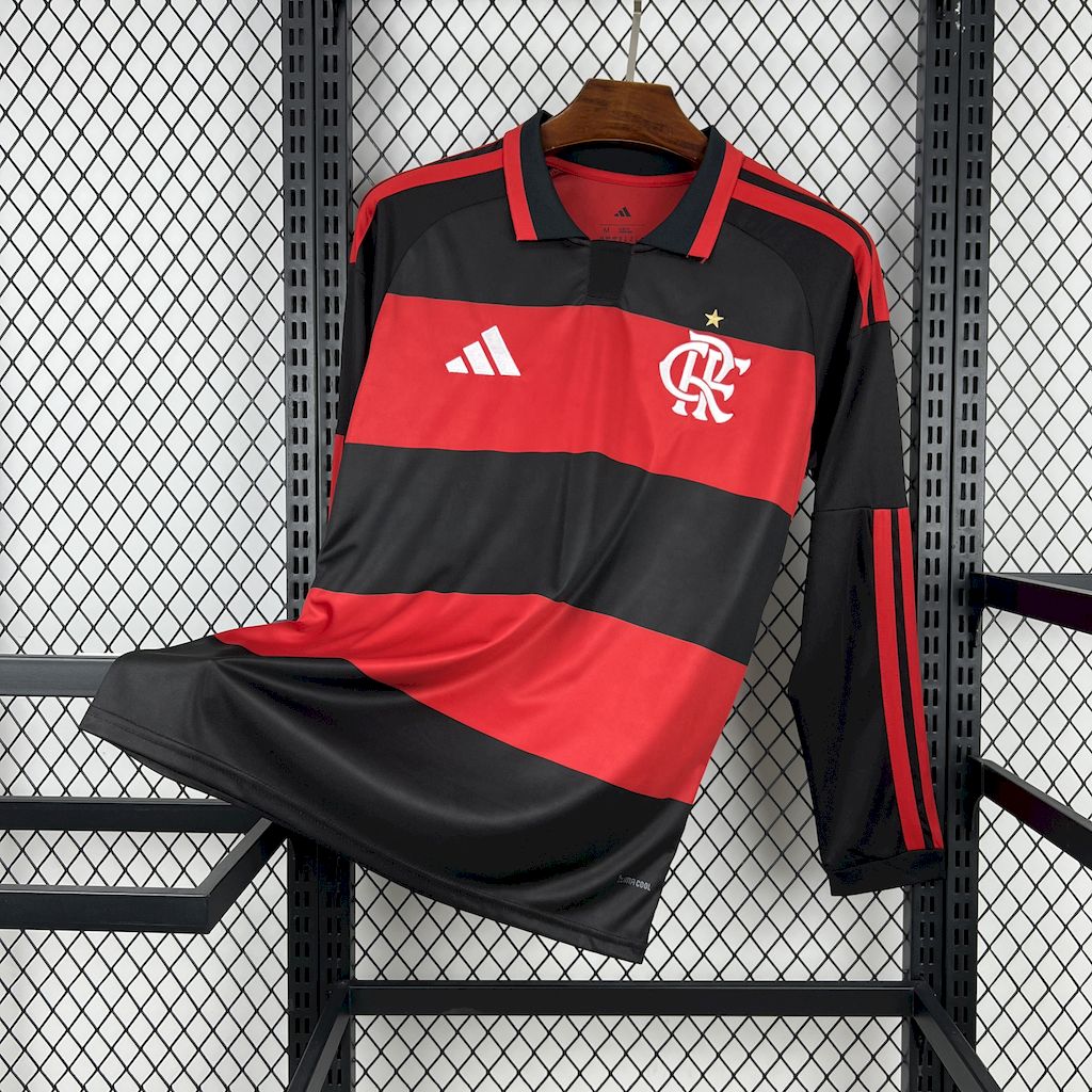 Flamengo 2026/27 Camisola Principal de Manga Comprida – Homem