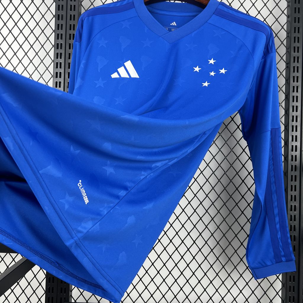 Cruzeiro 2026/27 Camisola Principal de Manga Compridas – Homem