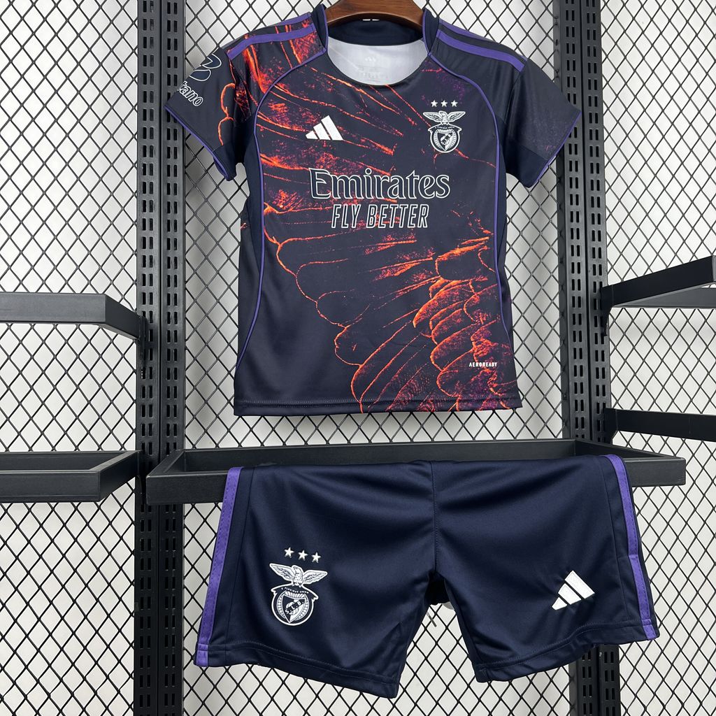 Benfica 2025/26 Conjunto Quarto – Criança
